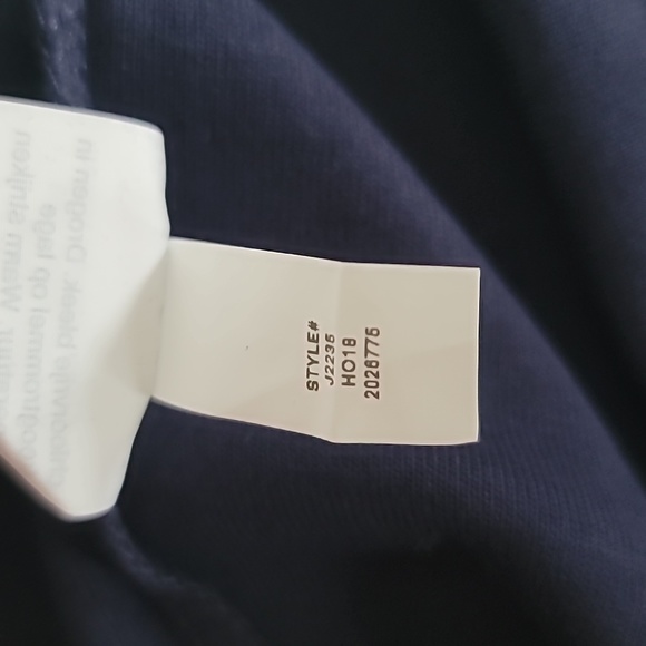 NWT J.CREW FACTORY Perfect Fit Open Neck Tee, Size XS - Picture 9 of 12